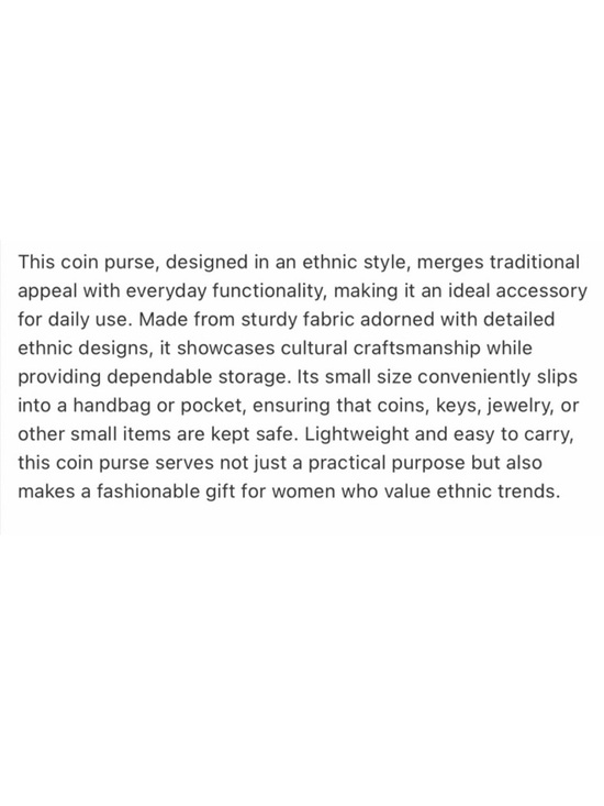 ⭐️ 5 for $25 Striped Woven Canvas Keyring Coin Pouch in Multicolor with Zipper - Picture 9 of 9